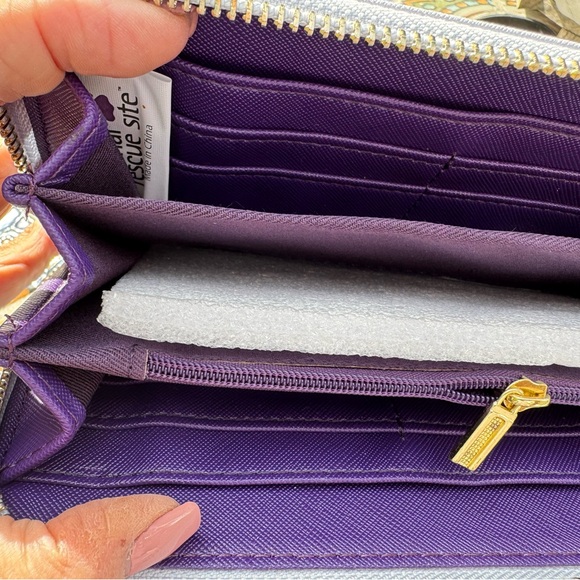 The Animal Rescue Site Gray Wallet-NWT - Picture 8 of 9